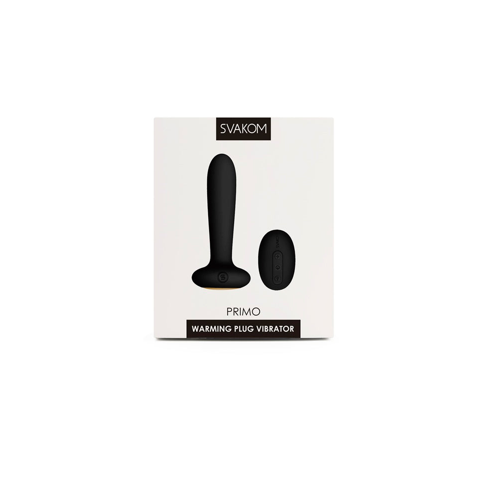 Svakom Primo Remote Control Warming Butt Plug – Silicone Anal Toy > Anal Range > Vibrating Butt Plugs