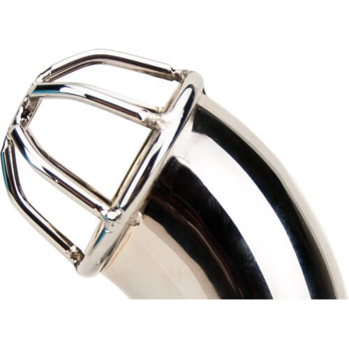Impound Exhibition Male Chastity Device – Metal Male Chastity Cage 11cm Length 3.5cm Width Cages
