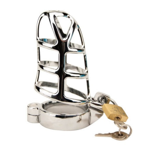 Impound Gladiator (Metal) Male Chastity Device – Stylish Open Design Male Chastity Device Cages