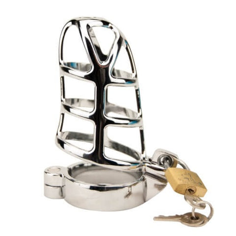 Impound Gladiator (Metal) Male Chastity Device – Stylish Open Design Male Chastity Device Cages