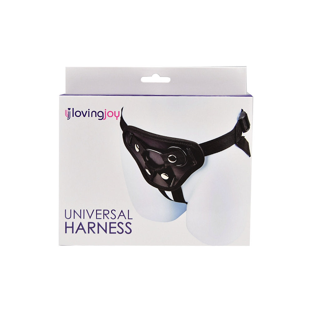 Loving Joy Universal Black Harness – Adjustable Strap-On Harness STRAP-ONS