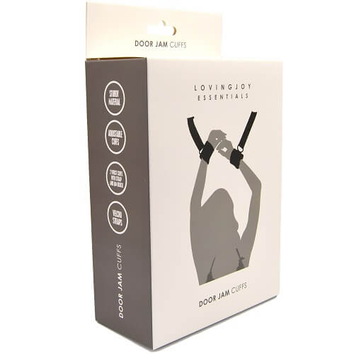 Loving Joy Door Jam Cuffs – Comfortable Beginner Restraint Cuffs > Bondage Gear > Restraints