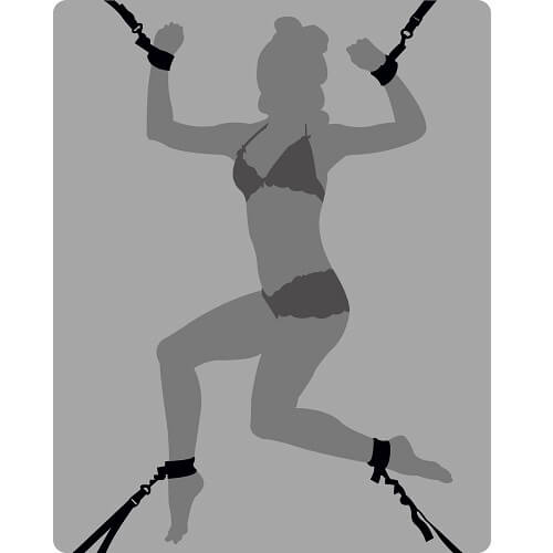 Loving Joy Under the Mattress Restraint System – Soft Cuff Restraint Set Default Title > Bondage Gear > Bed Restraints