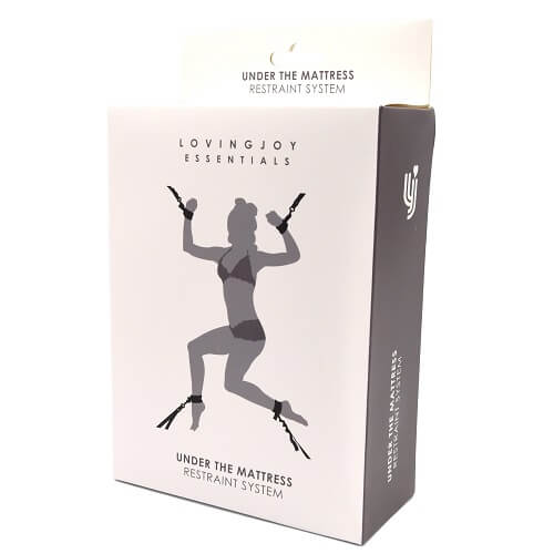 Loving Joy Under the Mattress Restraint System – Soft Cuff Restraint Set > Bondage Gear > Bed Restraints