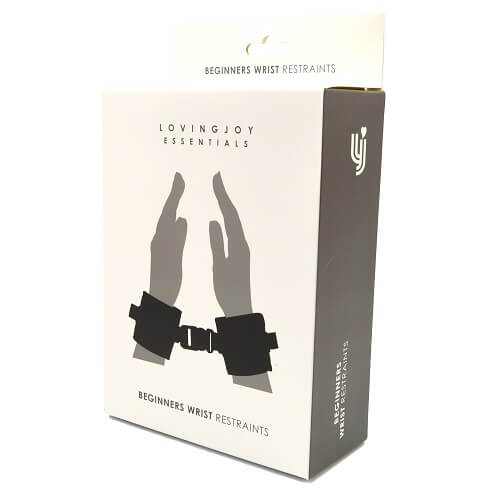 Loving Joy Beginners Wrist Restraints – Soft Comfortable Bondage Wrist Cuffs Restraints