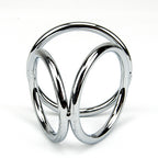 Bound to Please Triple Cock and Ball Ring – Rigid Metal Cock and Ball Ring > Cock Ring > Metal