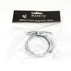 Bound to Please Triple Cock and Ball Ring – Rigid Metal Cock and Ball Ring > Cock Ring > Metal