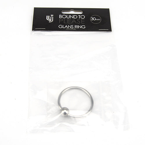 Bound to Please Glans Ring 33mm Width 30mm Inner Diameter – Stainless Steel Penis Ring > Cock Ring > Metal