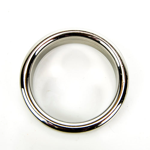 Bound to Please Metal Cock and Ball Ring 45mm – Rigid Metal Cock Ring Secondary image