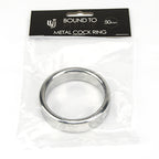 Bound to Please Metal Cock and Ball Ring 50mm – Rigid Metal Cock Ring > Cock Ring > Metal