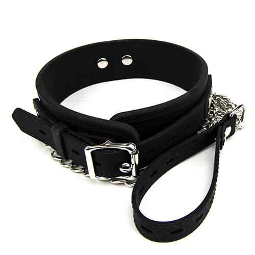 Bound to Please Silicone Collar and Lead Set – Adjustable BDSM Collar and Lead Set > Bondage Gear > Collars & Leashes