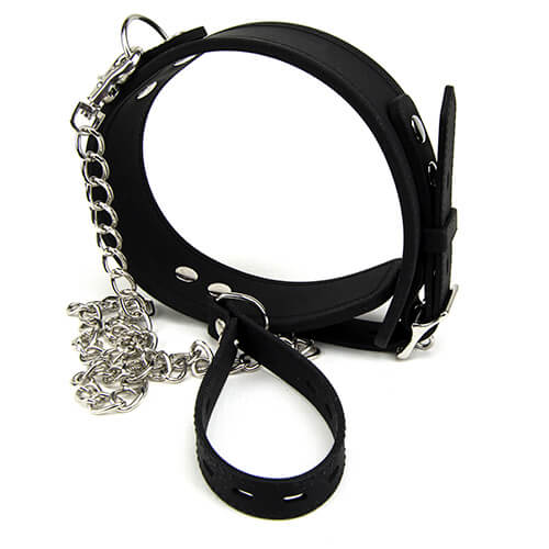Bound to Please Silicone Collar and Lead Set – Adjustable BDSM Collar and Lead Set > Bondage Gear > Collars & Leashes