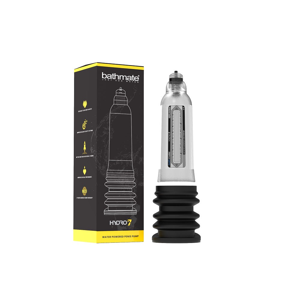 Bathmate Hydro 7 (Clear) – Original Penis Pump - 5 - 7 Inches Clear > Pumps > Penis Pumps Main image
