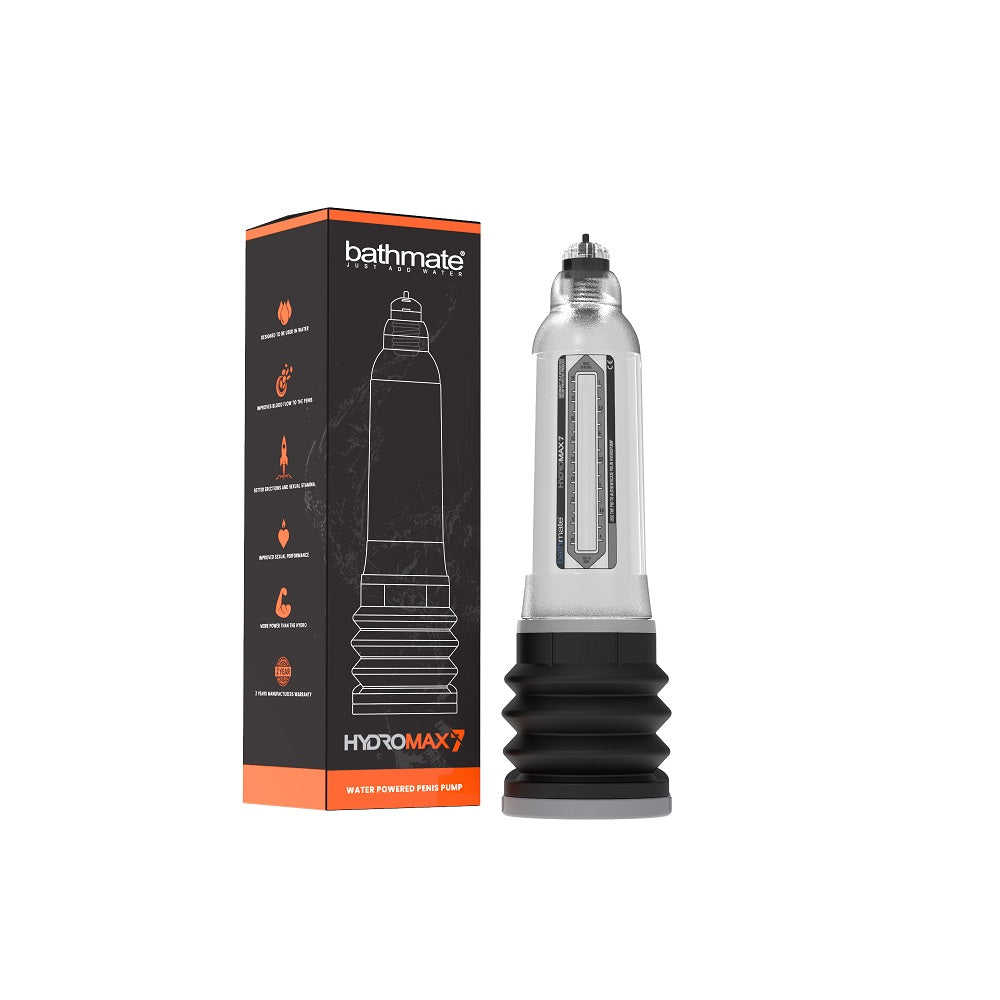 Bathmate Hydromax 7 Clear – Penis Pump - 5 - 7 Inches Clear > Pumps > Penis Pumps Main image