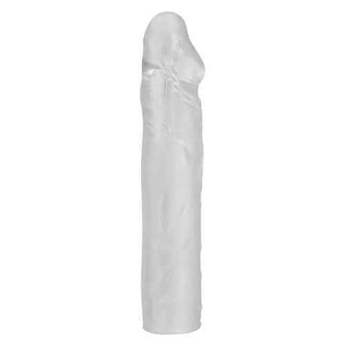 Loving Joy Extra 3 Inch Clear Penis Extension Sleeve – Stretchy Penis Sleeve Default Title > Sex Toys For Men > Penis Sleeves