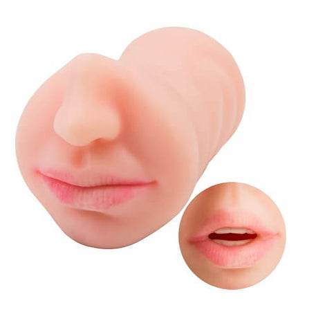 Loving Joy Real Feel Blow Job Stroker – Ultra-Realistic Blow Job Stroker with Soft Teeth and Tongue Default Title Strokers - Manual