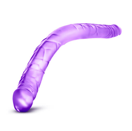 B Yours Double Dildo (Purple) 16 Inches – Dual-Ended Dildo > Dildos > Double Dildos