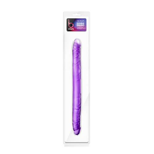 B Yours Double Dildo (Purple) 16 Inches – Dual-Ended Dildo > Dildos > Double Dildos