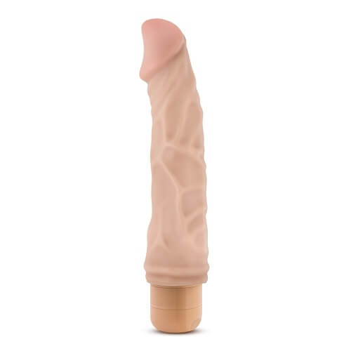 Dr Skin Cock Vibe 6 Inch Vibrating Cock Beige DONGS Vibrating