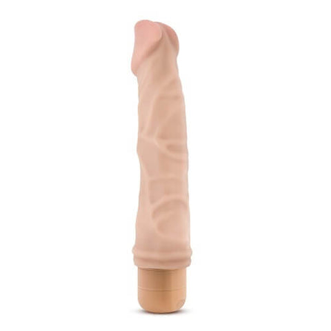 Dr Skin Cock Vibe 6 Inch Vibrating Cock Beige DONGS Vibrating