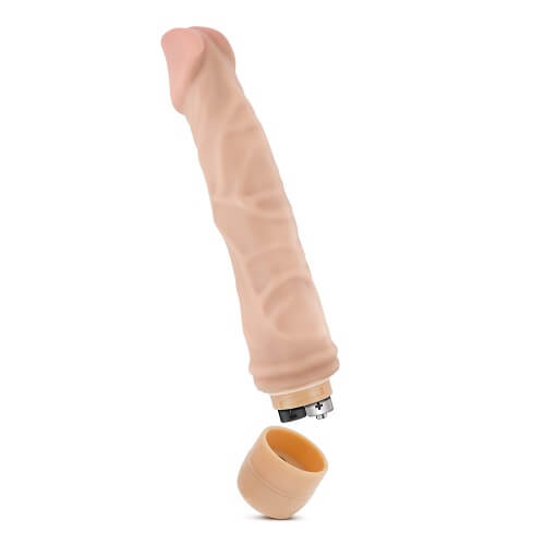 Dr Skin Cock Vibe 6 Inch Vibrating Cock Beige DONGS Vibrating