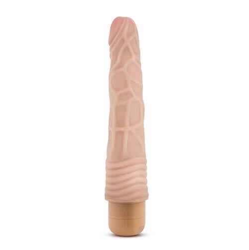 Dr Skin Cock Vibe 2 9 Inch Vibrating Realistic Cock Beige DONGS Vibrating