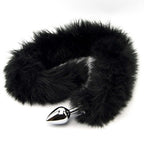 Furry Fantasy Black Panther Tail (Black) – Butt Plug with 30 Inch Tail, 8.2cm Length, 3.4cm Diameter > Anal Range > Tail Butt Plugs