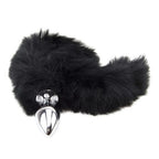 Furry Fantasy Black Panther Tail (Black) – Butt Plug with 30 Inch Tail, 8.2cm Length, 3.4cm Diameter > Anal Range > Tail Butt Plugs