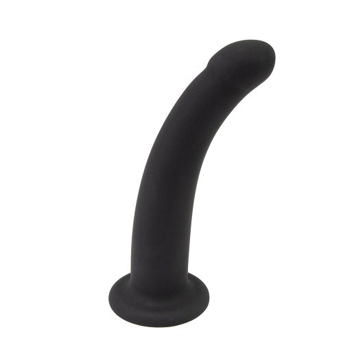 Loving Joy Curved 5 Inch Silicone Dildo with Suction Cup – Slimline Hypoallergenic Silicone Dildo Default Title Dongs Neutral