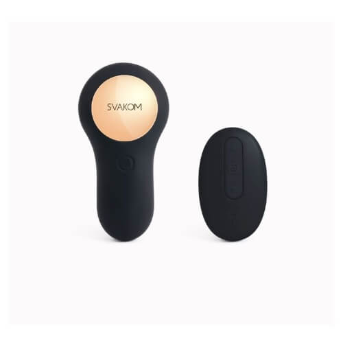 Svakom Vick (Black) – Waterproof Remote-Controlled Prostate Massager > Anal Range > Prostate Plugs