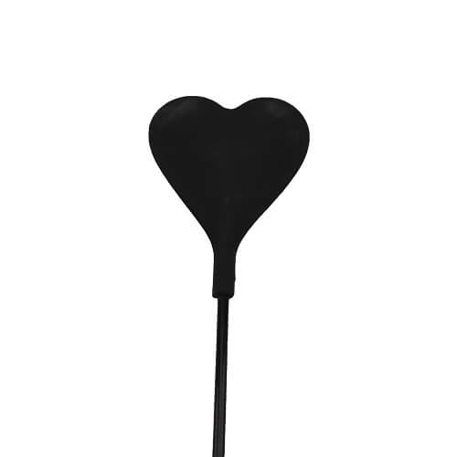 Bound to Please Silicone Heart Shaped Crop with Feather Tickler – Silicone Crop with Feather Tickler > Bondage Gear > Ticklers