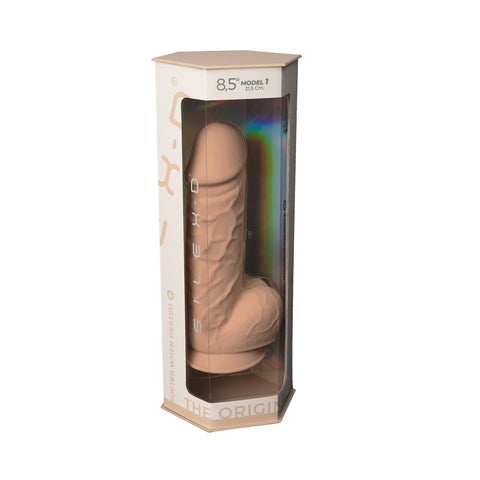Silexd 8.5 Inch Model 1 Flesh Premium Silicone Dildo Dual Density Thermo Reactive > Dildos > Realistic Dildos