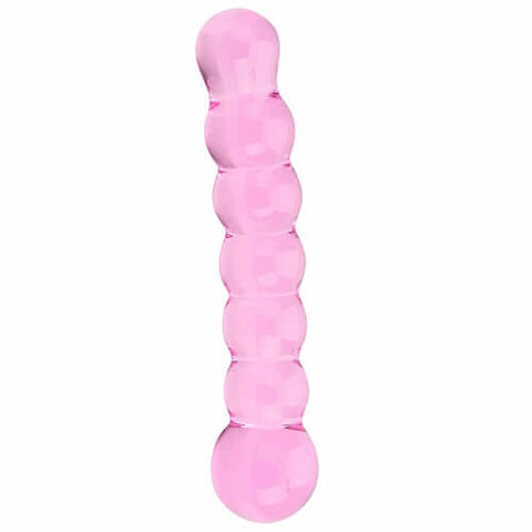 Spectrum Ribbed Glass Dildo 6.9 Inches Long and 1.7 Inches Diameter – Hypoallergenic Glass Dildo Default Title DONGS Glass