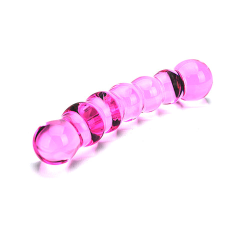 Spectrum Ribbed Glass Dildo 6.9 Inches Long and 1.7 Inches Diameter – Hypoallergenic Glass Dildo DONGS Glass