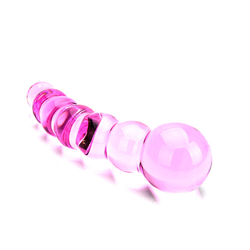 Spectrum Ribbed Glass Dildo 6.9 Inches Long and 1.7 Inches Diameter – Hypoallergenic Glass Dildo > Glass > Dildos