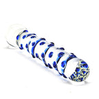 Loving Joy Spectrum Nubby Textured Glass Dildo – Hypoallergenic 18cm Length 2cm Diameter Dildo > Glass > Dildos