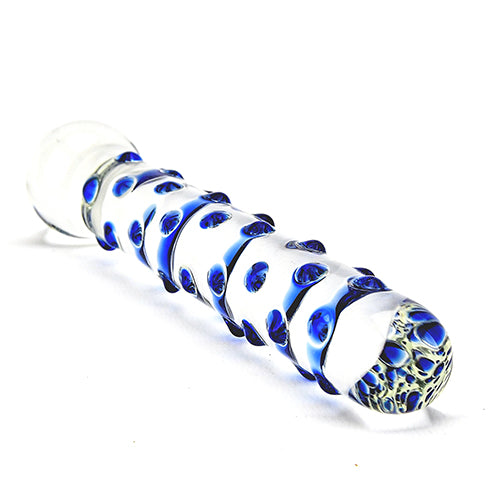 Loving Joy Spectrum Nubby Textured Glass Dildo – Hypoallergenic 18cm Length 2cm Diameter Dildo > Glass > Dildos