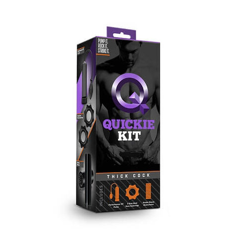 Quickie Kit Thick Cock Black - Ultimate Stimulation Set SLEEVES