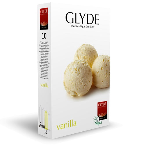 Glyde Ultra (Vanilla) – Vegan Flavored Condoms 10 Pack Default Title > Essentials > Condoms
