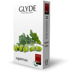 Glyde Ultra Super Max (Natural Color) – Extra Large Vegan Condoms 10 Pack > Essentials > Condoms