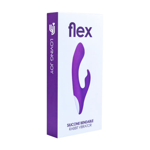 Loving Joy Flex Silicone Bendable Rabbit Vibrator – Powerful Dual Motor Rabbit Vibrator VIBRATORS-RABBIT