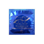 Glyde Ultra Blueberry Flavor (Violet) – Vegan Lubricated Condoms 180mm Length 53mm Width 100 Pack Default Title > Essentials > Condoms