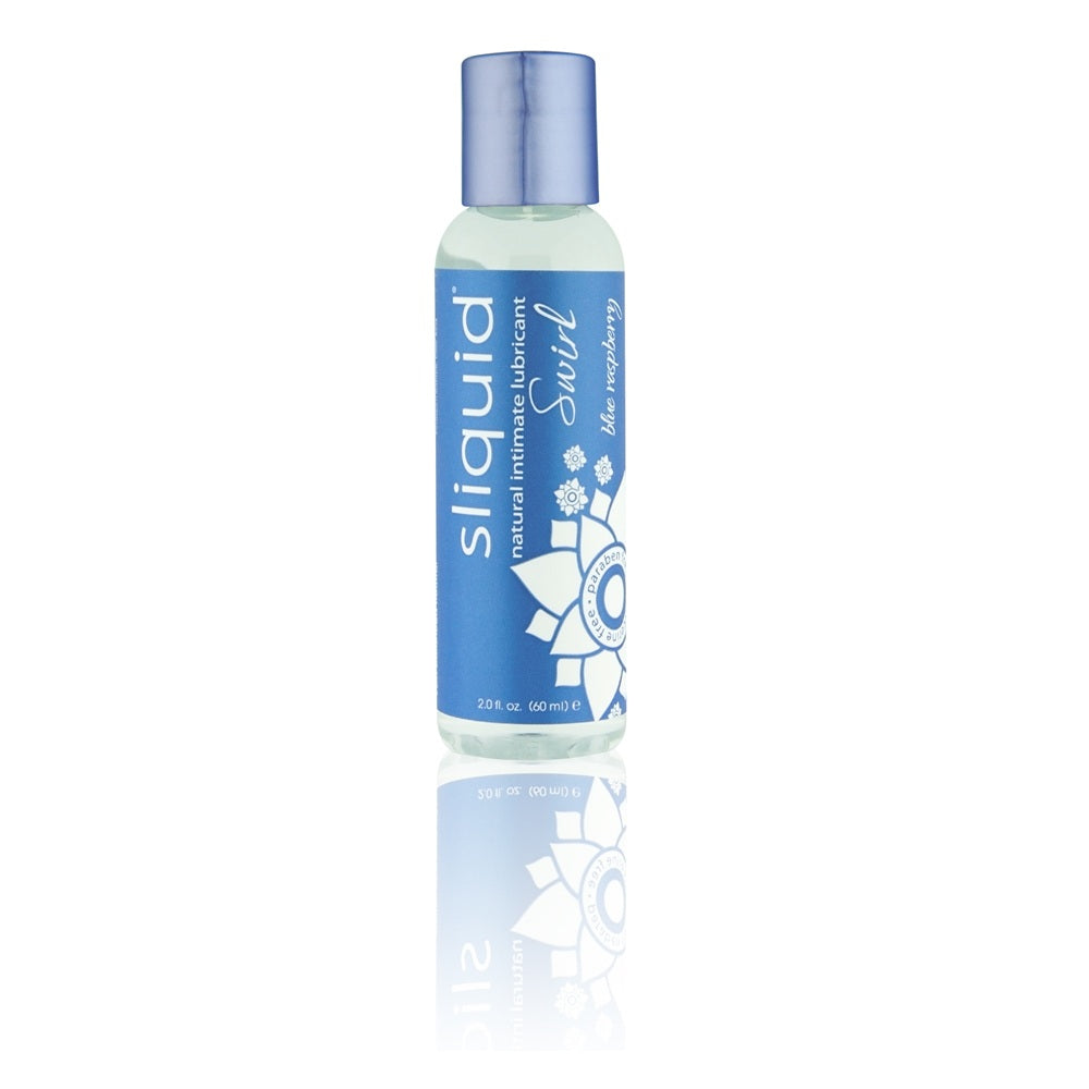 Sliquid Naturals Swirl (Blue Raspberry) – Flavored Water-Based Lubricant > Lube > Flavoured