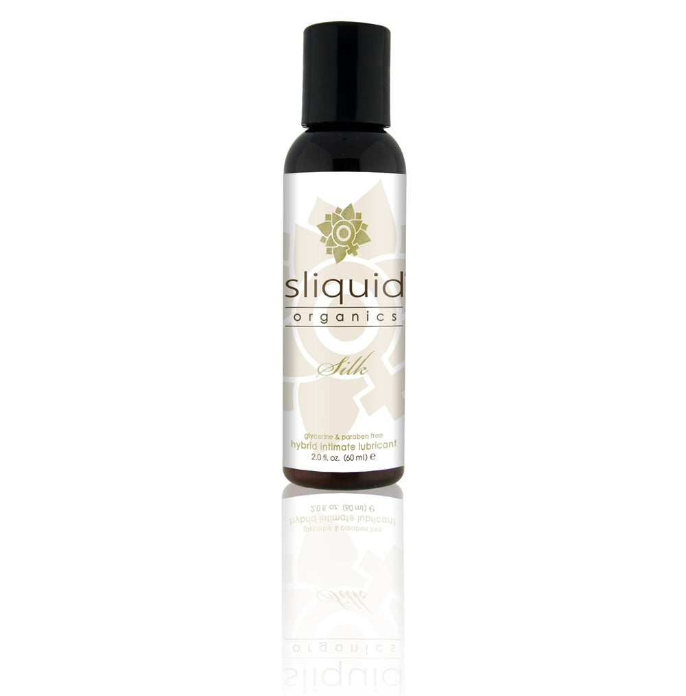 Organics Silk Natural Aloe Silicone Lubricant Smooth Glide Silicone Lubricant