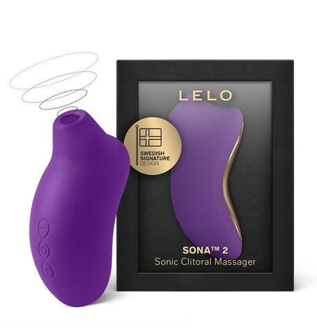 Lelo Sona 2 Purple Clitoral Vibrator 4 Inches Purple Air Pulsation