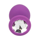 Loving Joy Jewelled Silicone Butt Plug – Large > Anal Range > Jewel Butt Plugs