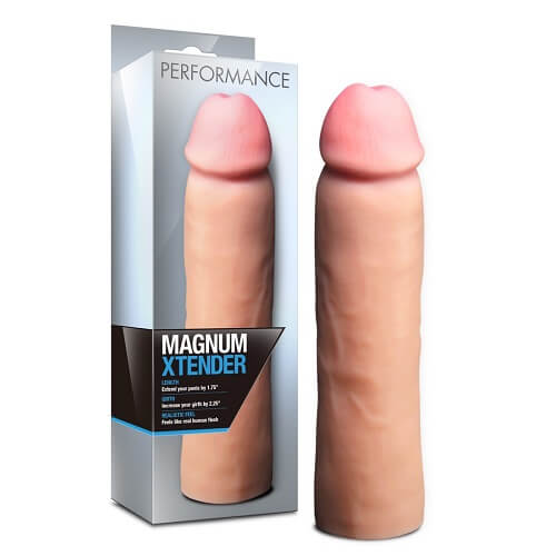 Blush Performance Magnum Xtender Sleeve – 1.75 Inch Length, 0.3 Inch Girth Penis Sleeve > Sex Toys For Men > Penis Sleeves