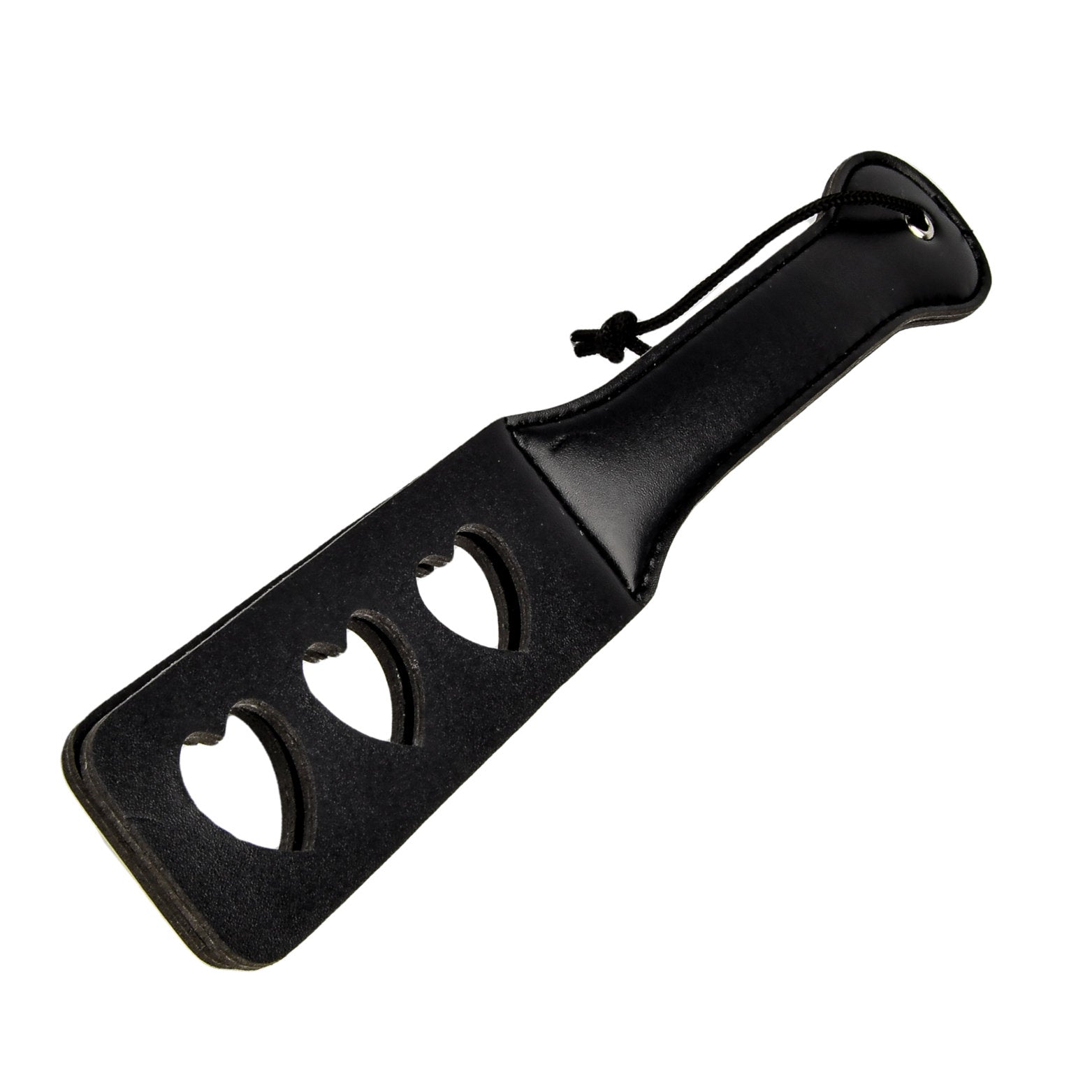 Bound to Please Heart Slapper Paddle – Padded Vegan Leather Paddle Secondary image