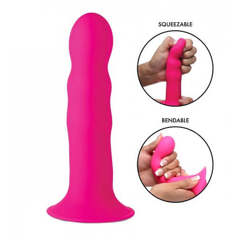 Adrien Lastic Hitsens 5 Black 5 Inch Dual Density Silicone Dildo DONGS