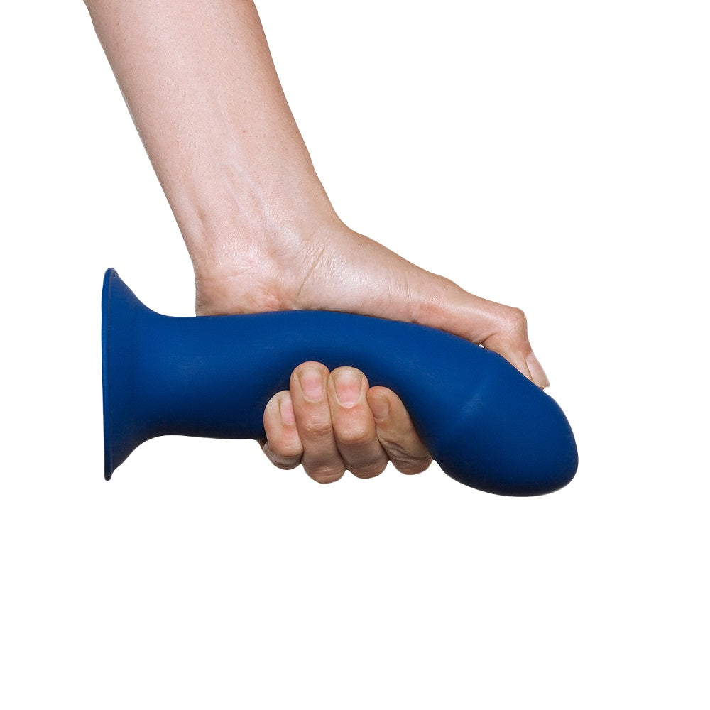 Adrien Lastic Hitsens 1 Blue 7 Inch Dual Density Silicone Dildo Secondary image